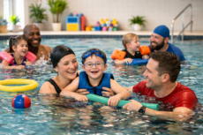 Inklusiver Eltern-Kind-Anfängerschwimmkurs